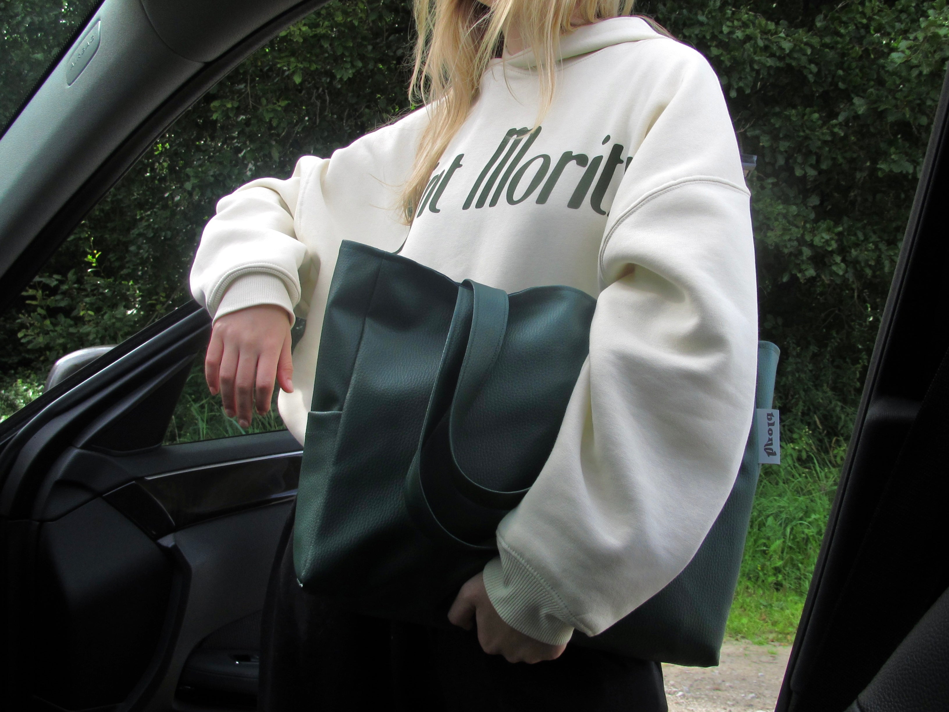 Emerald tote bag